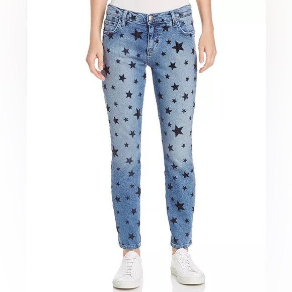 Current/Elliott The Stiletto Star Jeans in Flocked Star, 27 - Picture 6 of 6